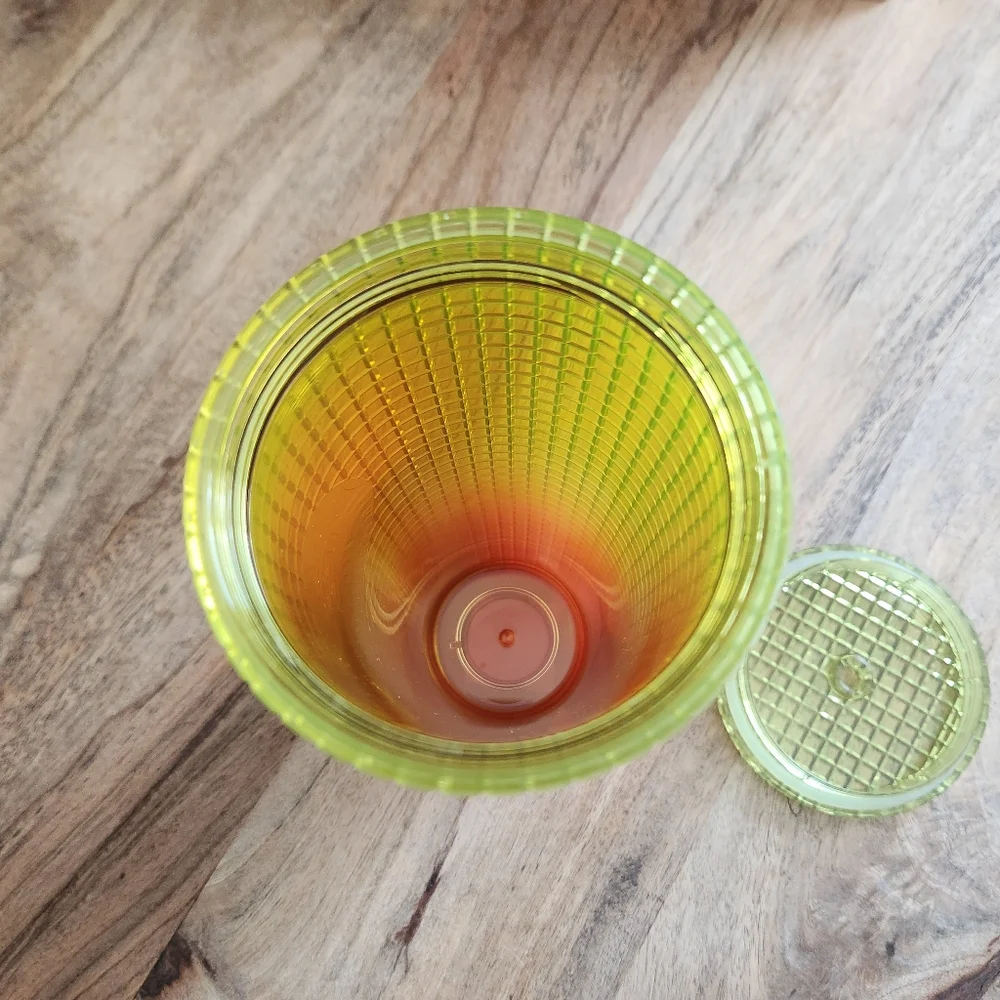 Starbucks 2022 Pink and Yellow Gradient Tumbler